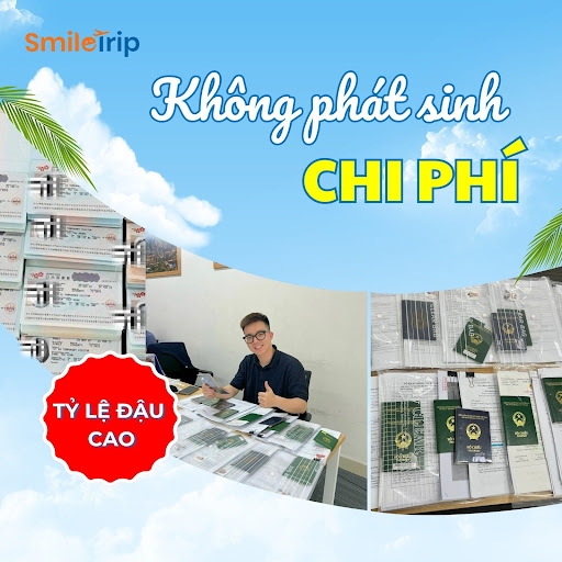 Không phát sinh chi phí - Cam kết tỉ lệ đậu cao khi làm visa công tác tại SmileTrip