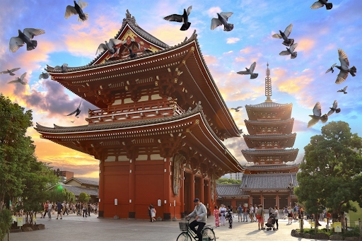 Asakusa Kannon, ngôi chùa cổ và linh thiêng nhất Tokyo