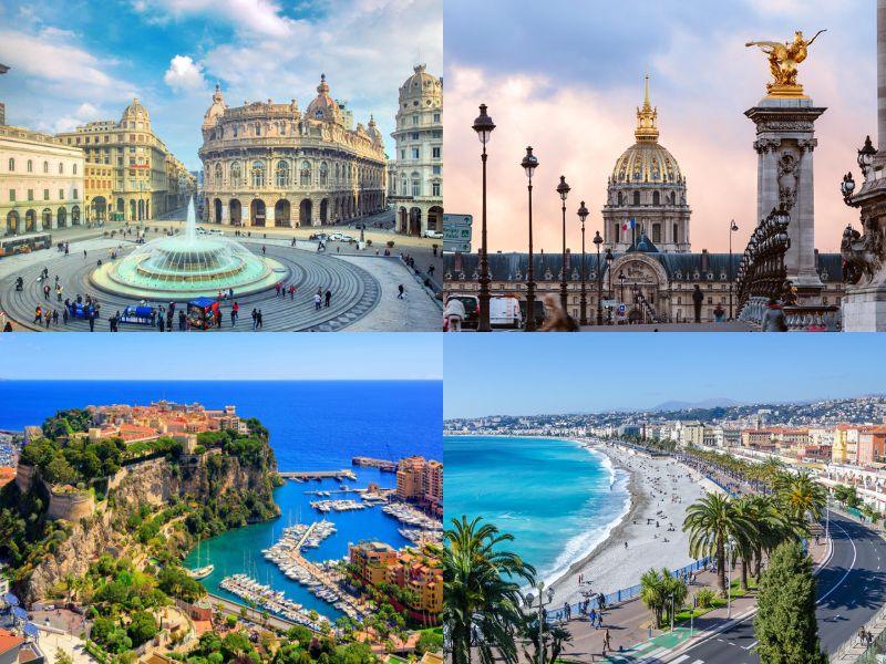 Ngày 6: Genoa - Monaco - Nice - Cannes - Avignon