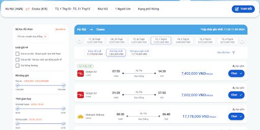 Săn vé máy bay giá rẻ tới Osaka cùng SmileTrip