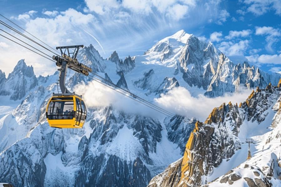 Góc nhìn toàn cảnh tuyệt đẹp từ trên đỉnh núi Mont Blanc