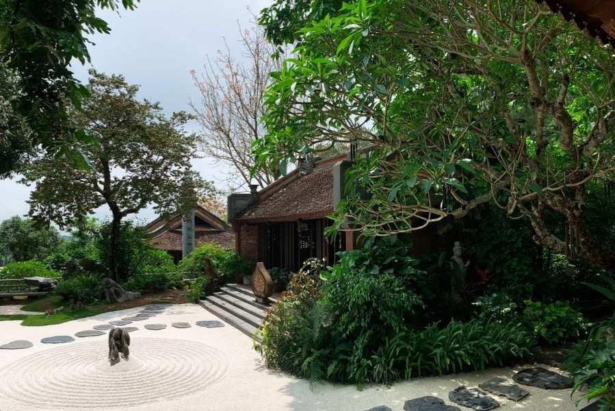 Chùa được rất nhiều du khách tìm đến nhà không gian yên tĩnh, tránh xa với cuộc sống xô bồ