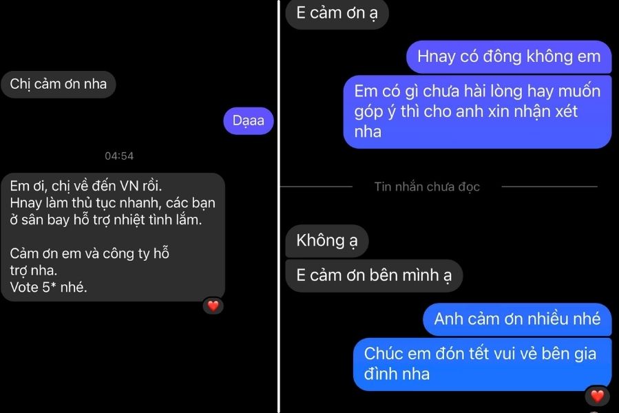 Dịch vụ Fast Track được feedback nhanh và vote 5 sao