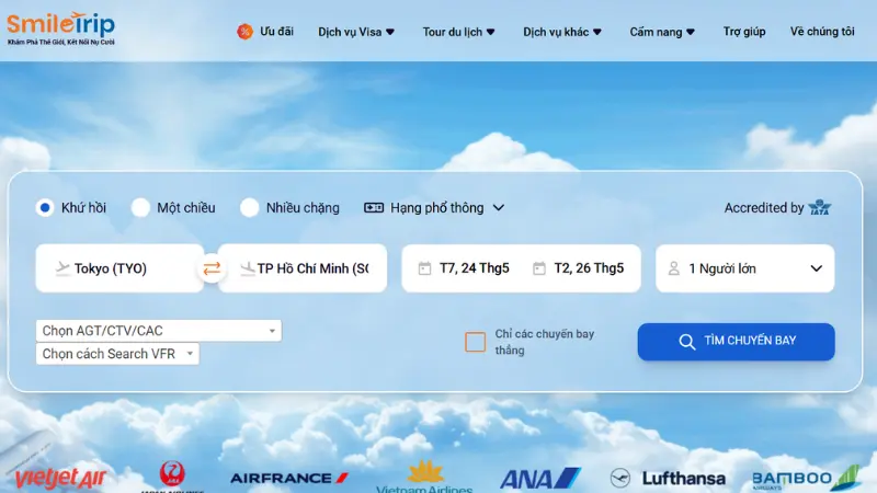 Đặt vé máy bay giá rẻ đi Nhật Bản tại Smile Trip