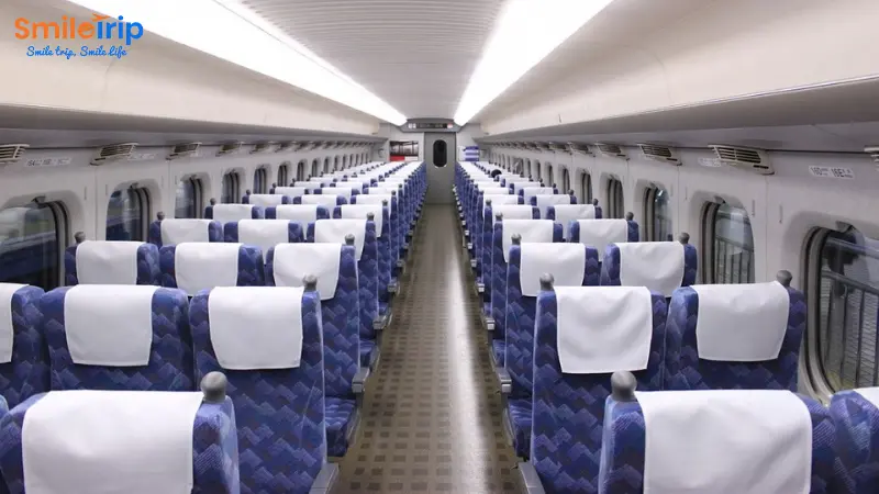 Trải nghiệm tiện nghi trên tàu Shinkansen