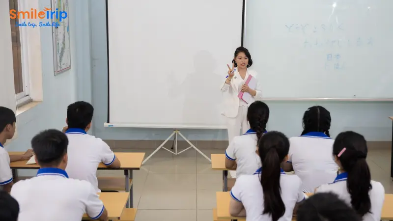 Tham gia các lớp học tiếng Nhật thực tế để nâng trình sử dụng