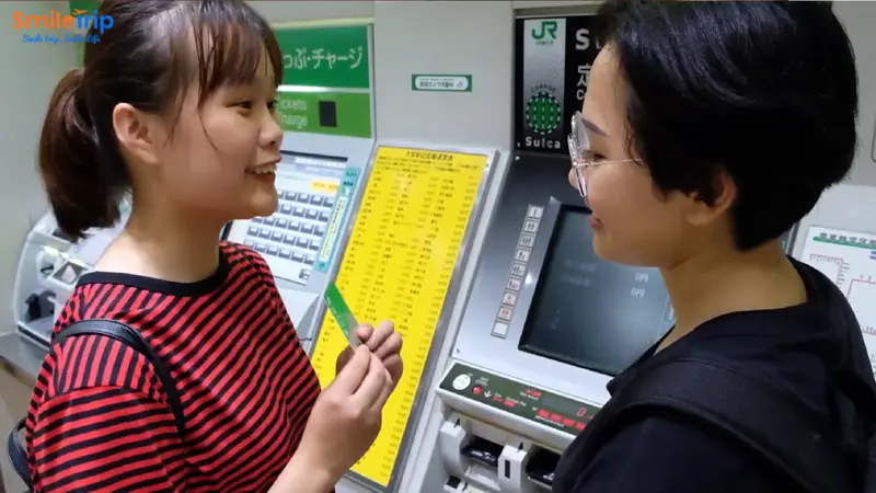 Có nhiều nơi bán thẻ IC giao thông tại Nhật Bản
