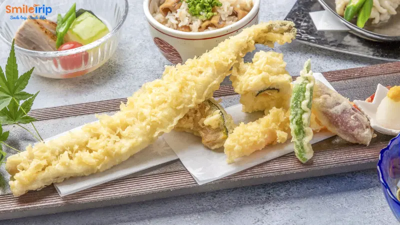 Anago Tempura (Cá chình biển chiên) Nhật Bản