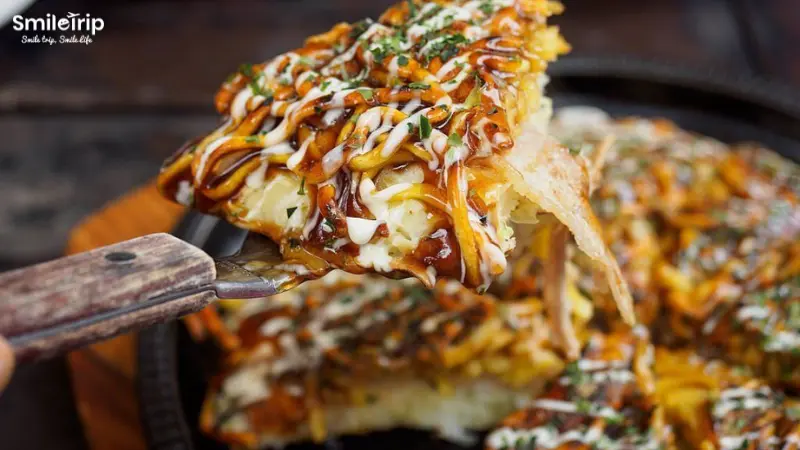 Okonomiyaki - nét đặc trưng của ầm thực Nhật Bản