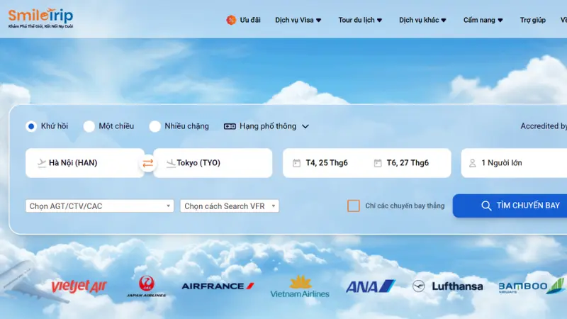 Mua vé tại SmileTrip sớm để được nhận nhiều ưu đãi