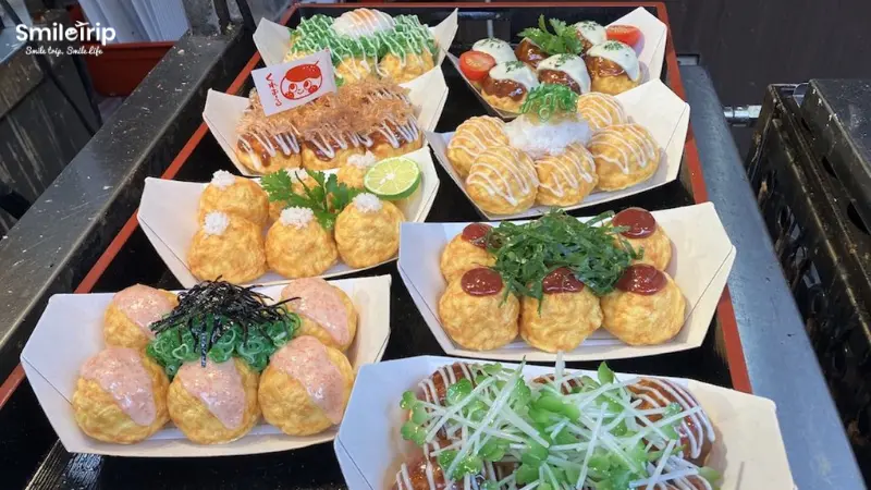 Takoyaki tại Yamachan – Osaka