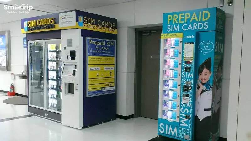 Máy bán SIM tự động tại sân bay