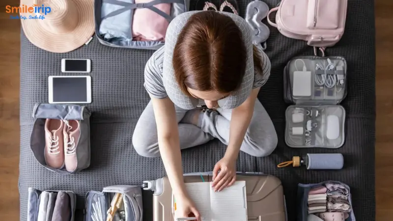 Chuẩn bị hành lý sang thăm người thân ở Nhật Bản