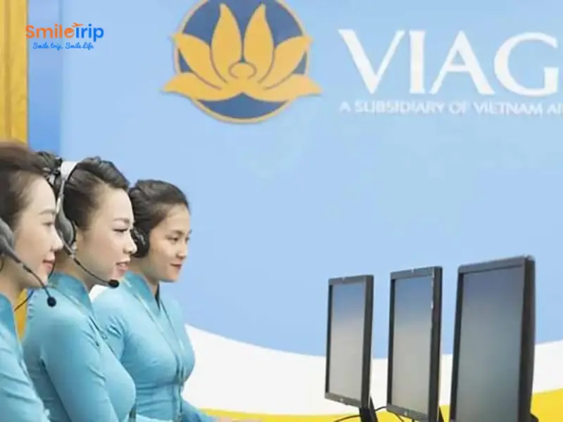 Gọi điện đến tổng đài của Vietnam Airlines để được hỗ trợ
