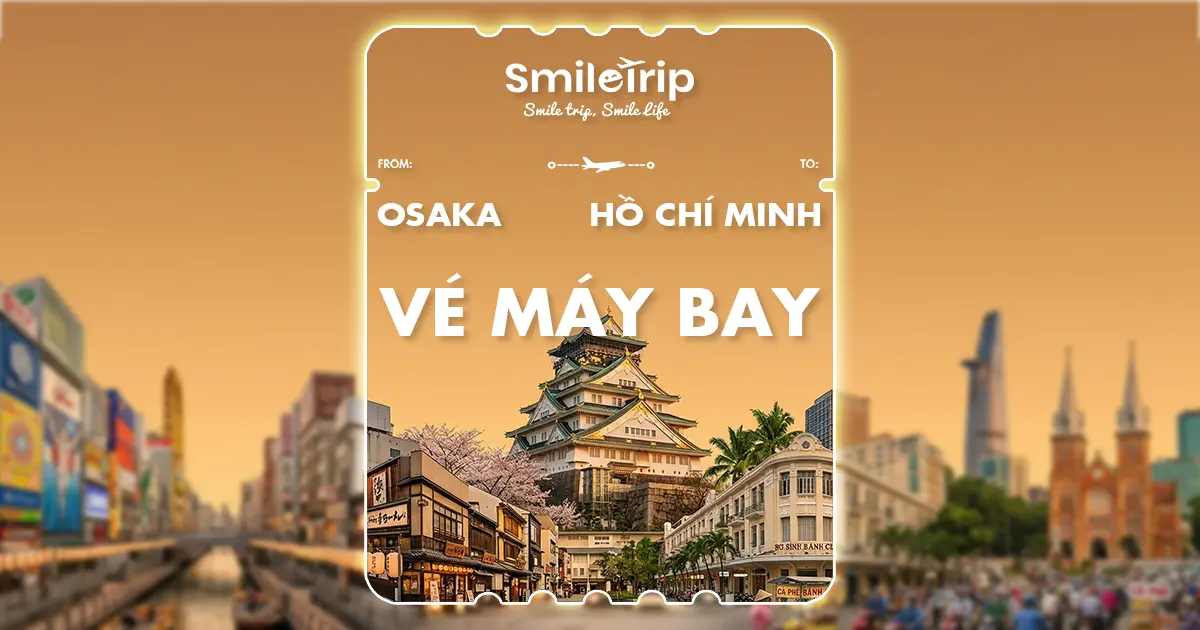 Giá vé máy bay Osaka về TP HCM