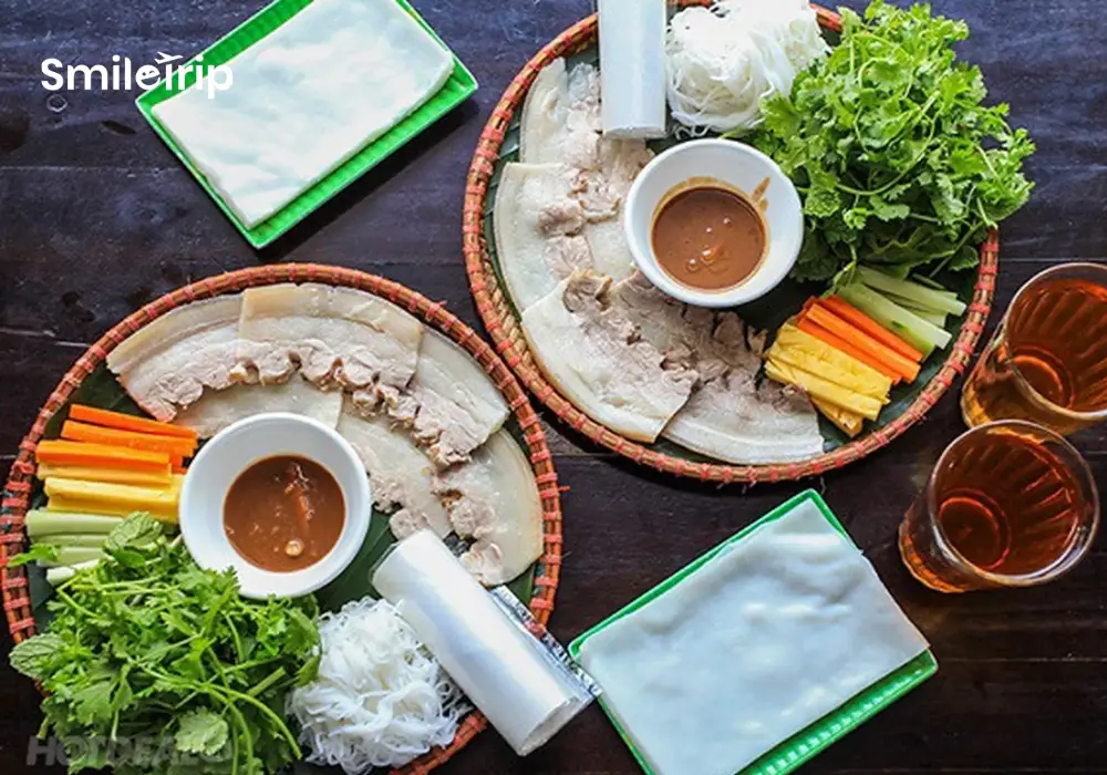 Bánh tráng thịt heo